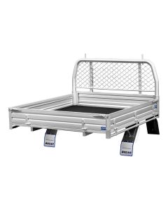 Dual or extra cab alloy ute tray L 2035 x W 1855mm - Deluxe