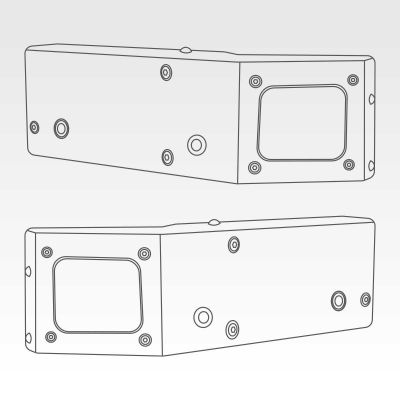 Blind spot sensor bracket