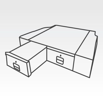 Ute Tub Drawer System to suit Ford Ranger PX Series Dual Cab