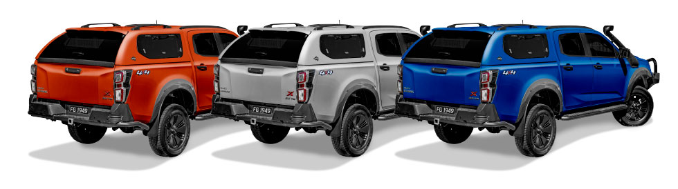 2020 Isuzu D-MAX Canopy Colour Coded